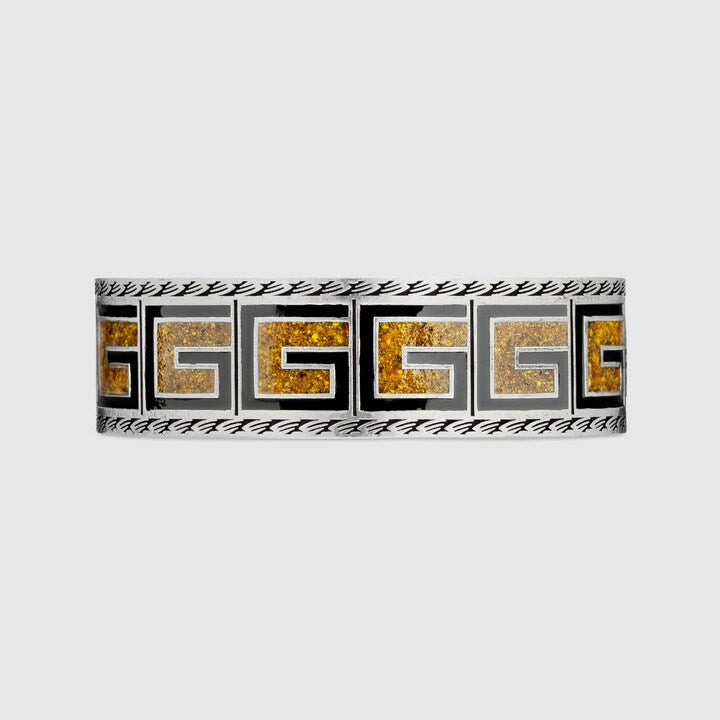 GG Cube Yellow Wide Bracelet