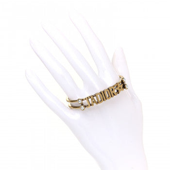 18K CD J'Adior Pearls Open Cuff Bracelet