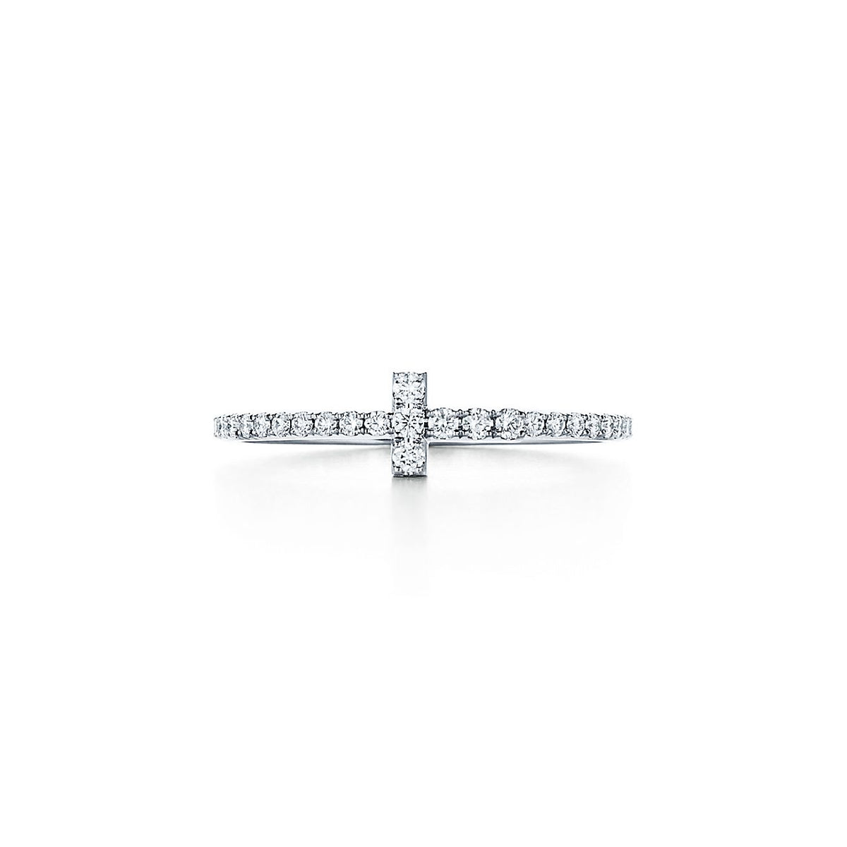 18K T Diamond Wire Ring