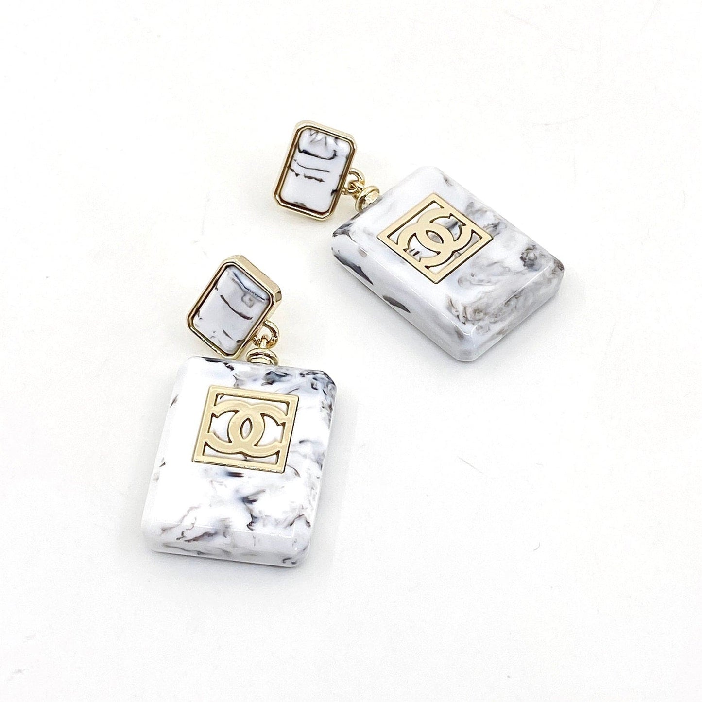 18K CC Eternal No??5 Earrings