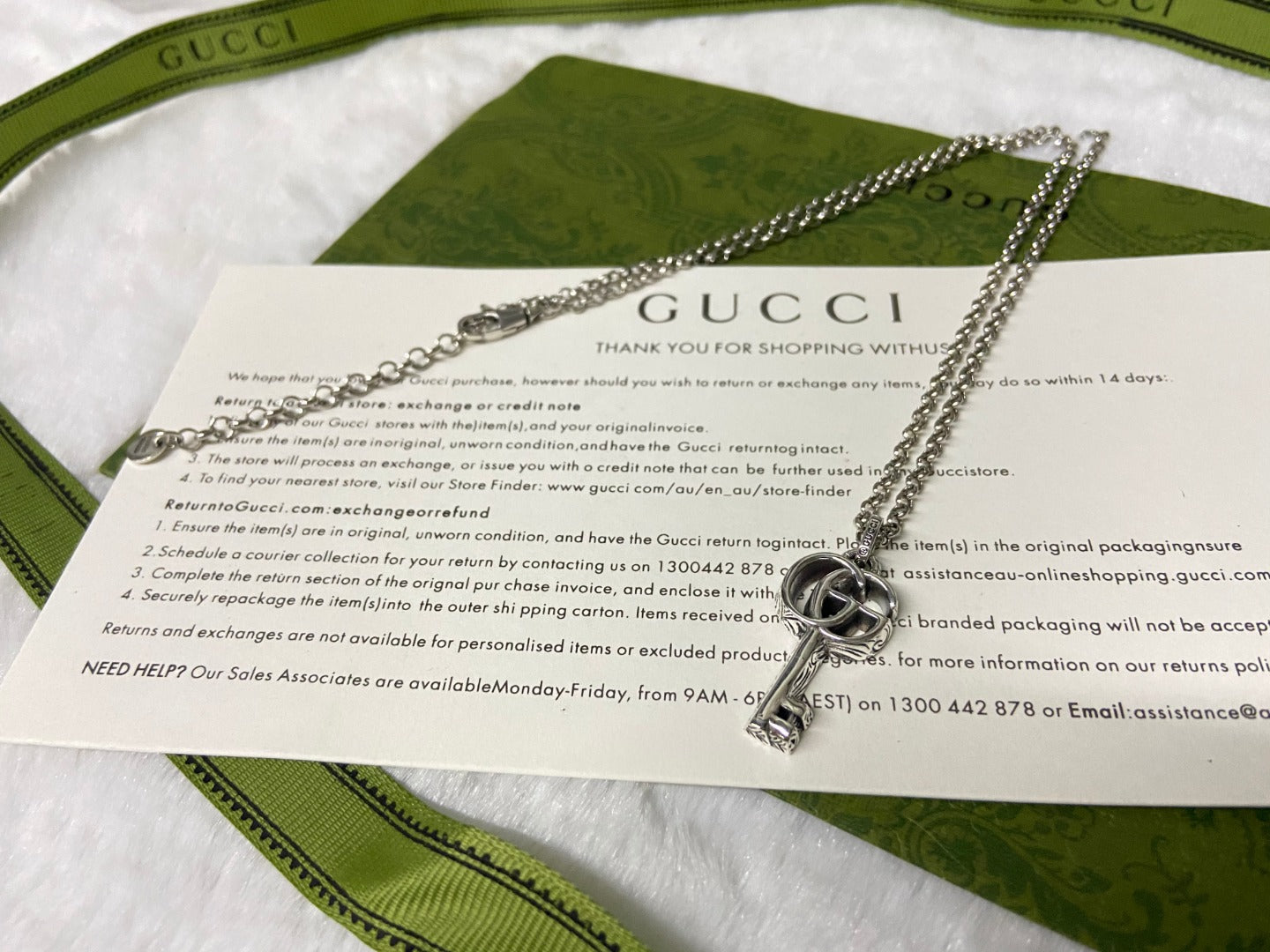 GG Key Necklace