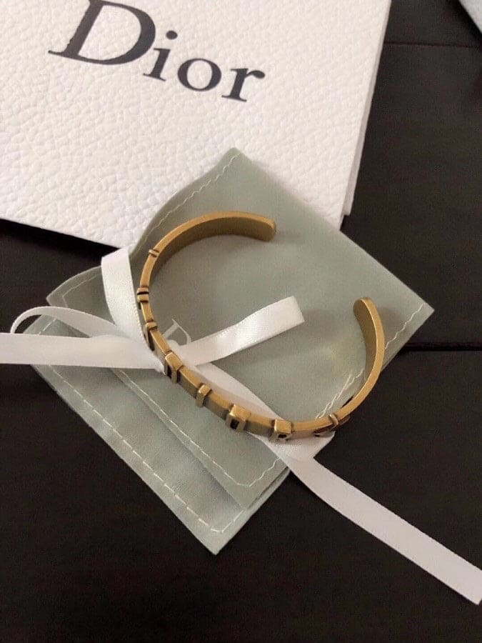 18K CD J'Adior Star Open Cuff Bracelet