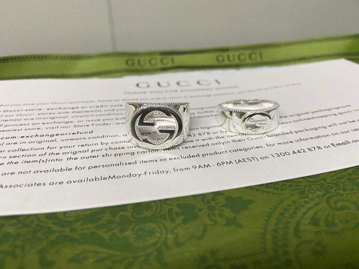 GG Interlocking G Wide Ring