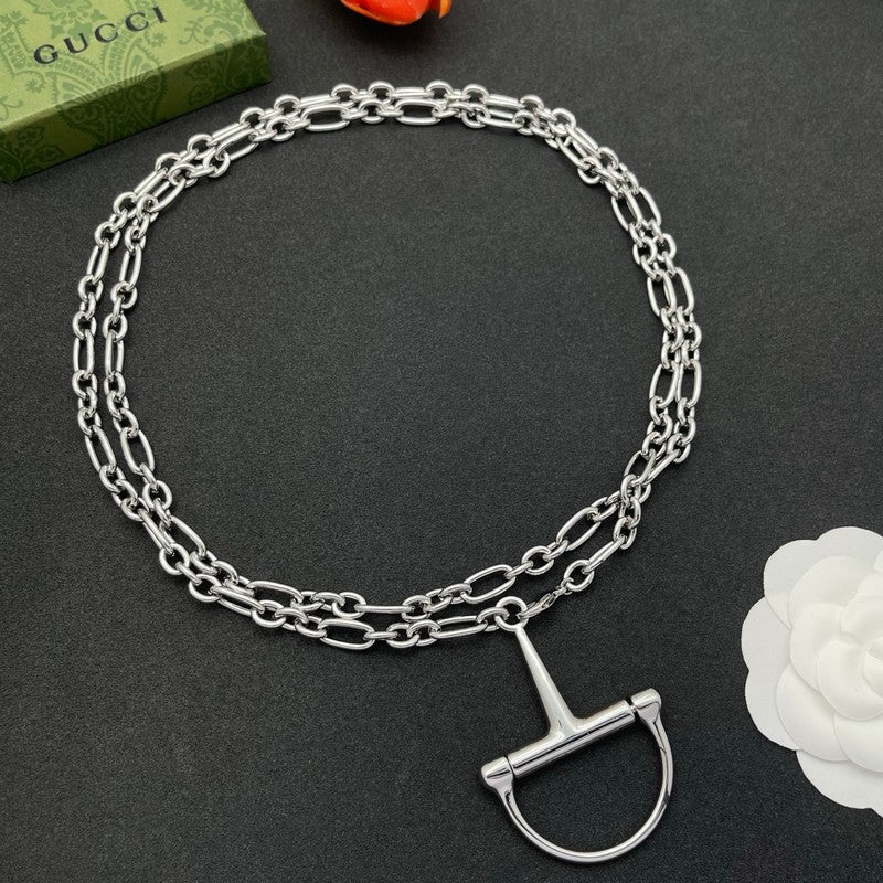 18K GG Gold Chain Link Necklace