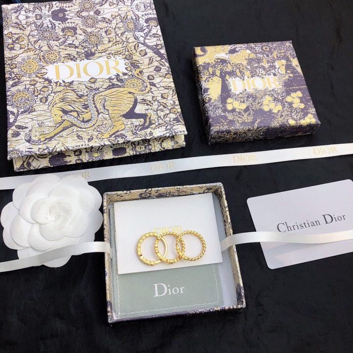 18K CD Star Set Of Three Rings