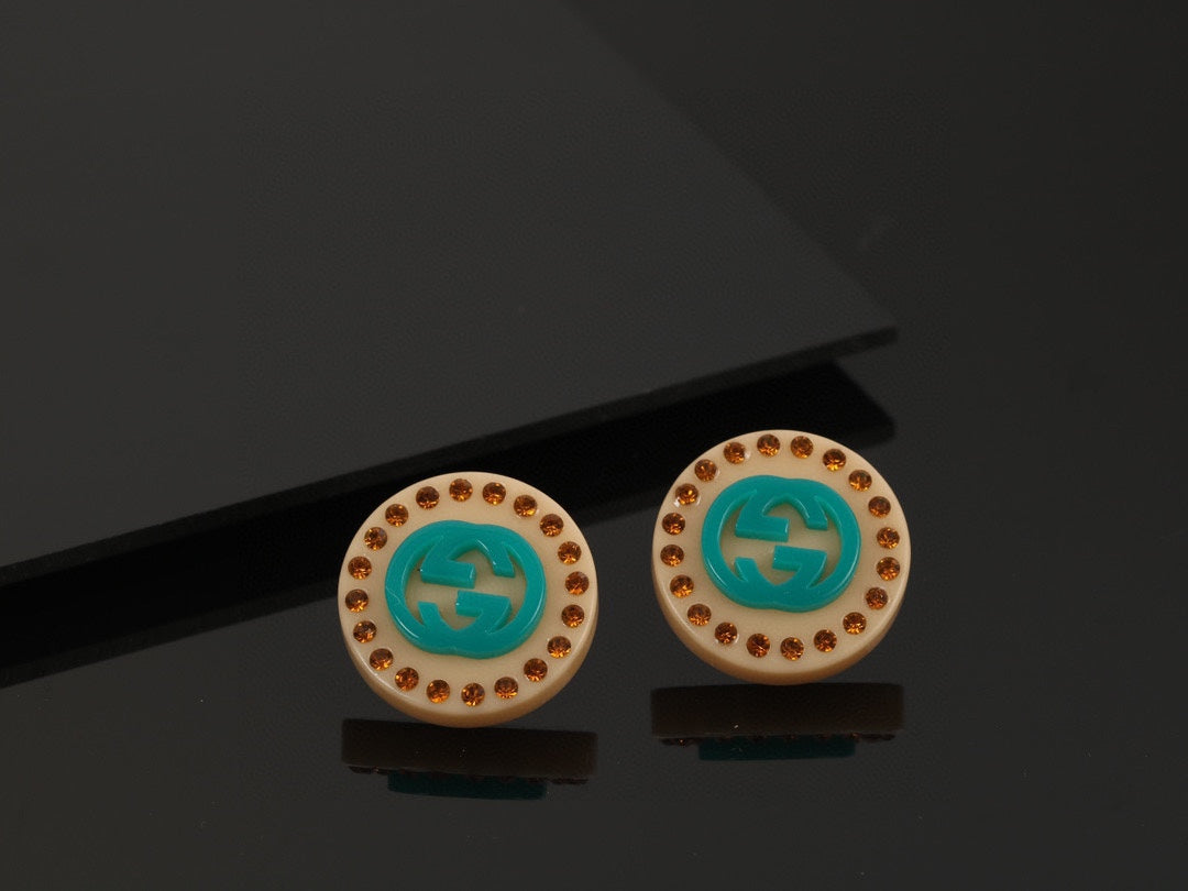 18K GG Resin Earrings