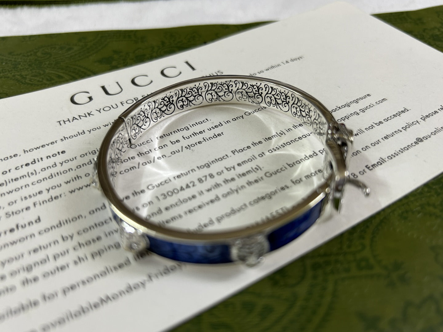 GG Garden Blue Bracelet