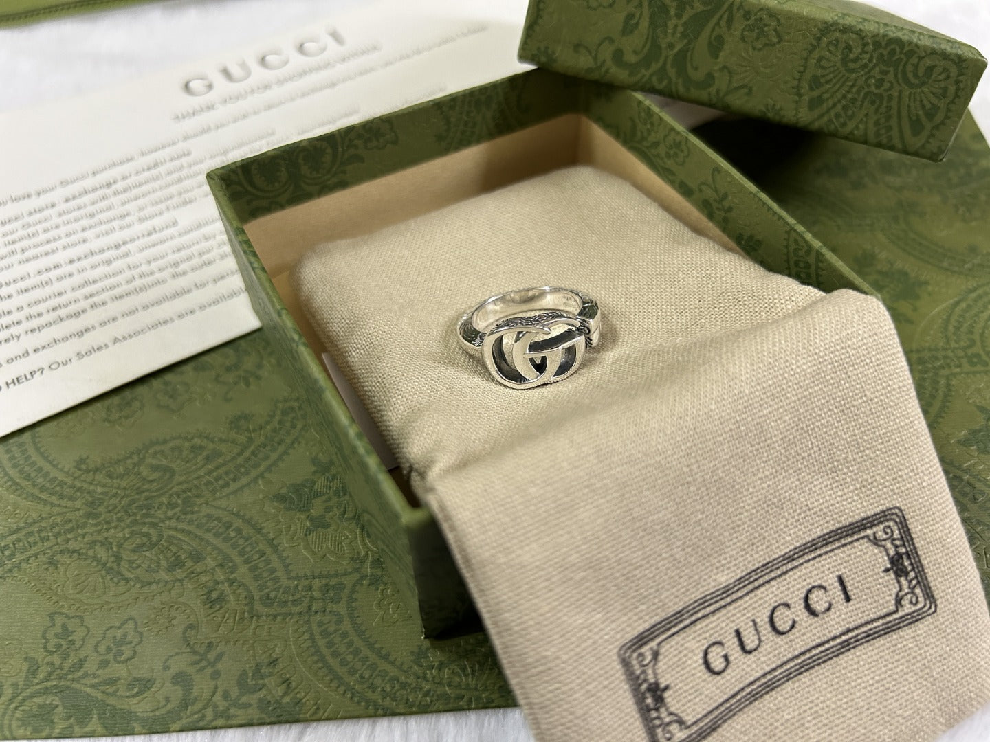 GG Marmont Key Open Ring