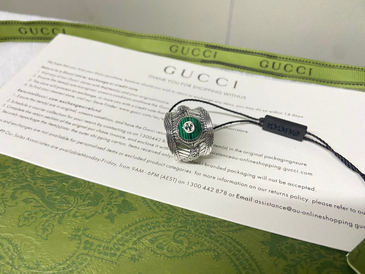 GG Garden Snake Interlocking G Ring
