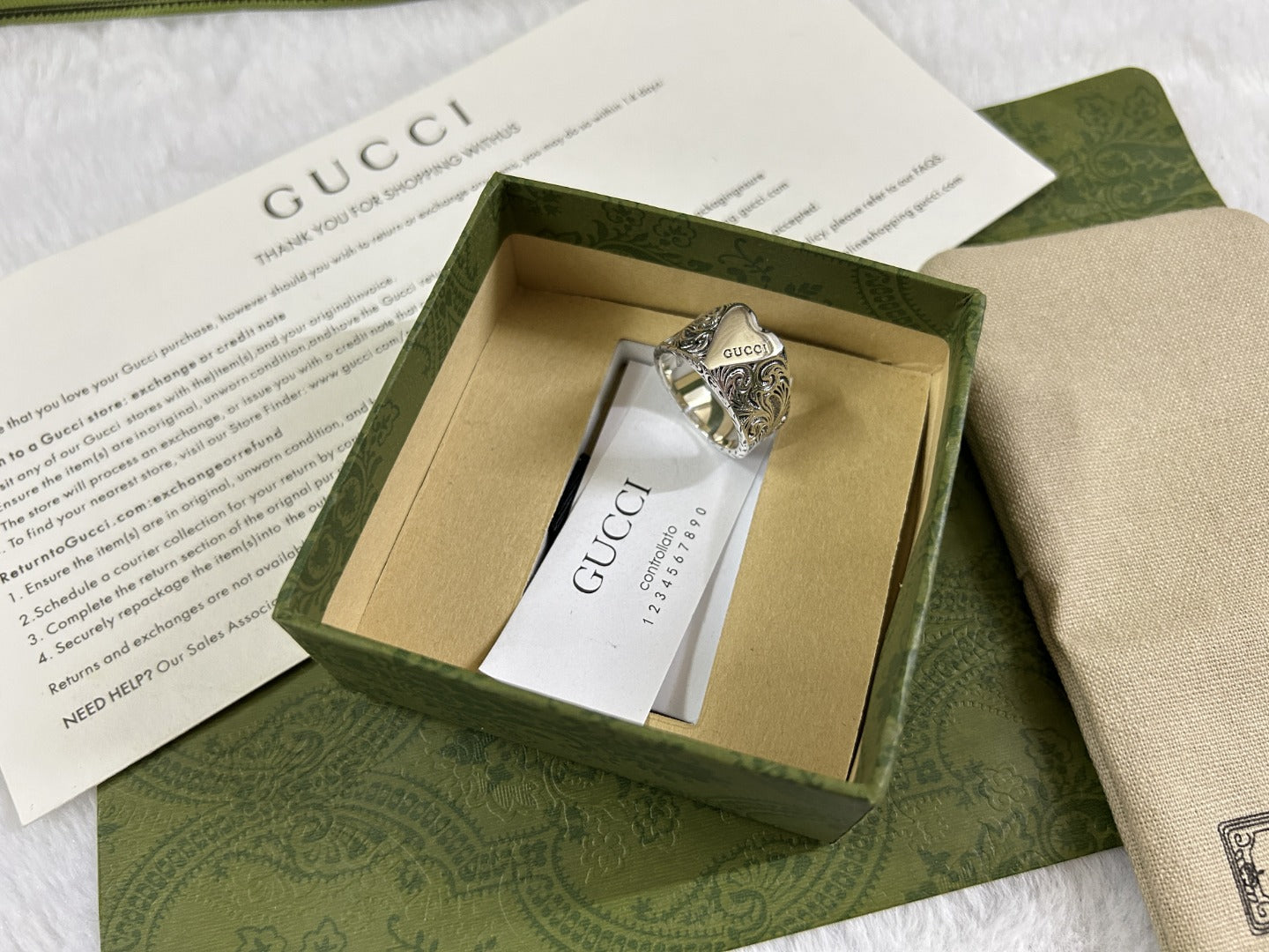 GG Heart Ring